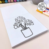 Oh Colour Me Colouring Book - Garden Therapy