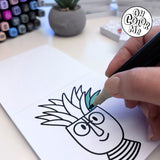Oh Colour Me Colouring Book - Garden Therapy