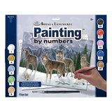 Royal & Langnickel Large Paint By Numbers Kit - Wolves
