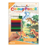 Royal & Langnickel Colour Pencil By Numbers Kit - Dinosaur Day
