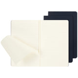 Moleskine Cahier Lined Journals 3pk, Large - Indigo Blue