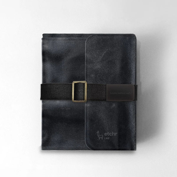 Etchr Artist Roll-Up Pouch - Waxed Black