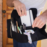Etchr Artist Roll-Up Pouch - Waxed Black