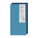 TRAVELER'S Notebook Passport Size Refill, Weekly, 2027