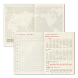 TRAVELER'S Notebook Passport Size Refill, Monthly, 2027