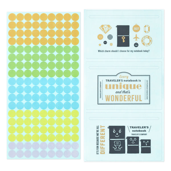 TRAVELER'S notebook Customized Diary Sticker Set, 2027