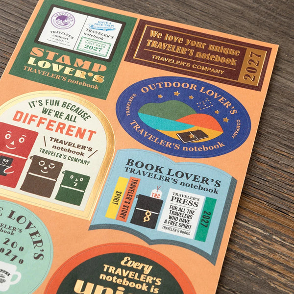 TRAVELER'S notebook Customized Diary Sticker Set, 2027