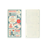 TRAVELER'S Notebook Full Size Refill, Pencil Board, 2027