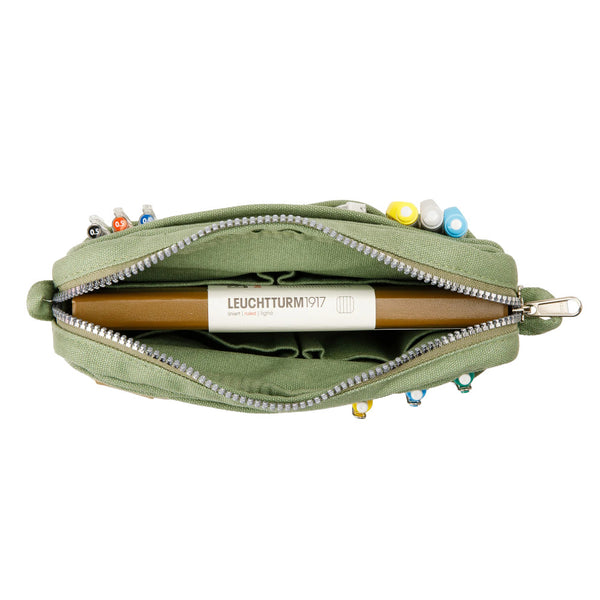 Soolla Studio Pouch - Marina Blue & Cream