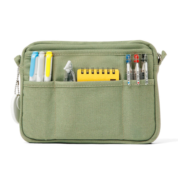 Soolla Studio Pouch - Marina Blue & Cream