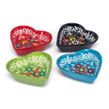 Abbott Ceramic Dish - Floral Heart, Assorted