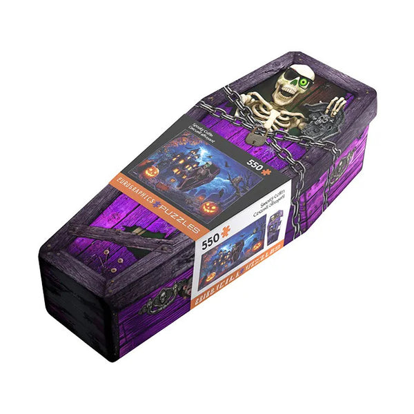 Eurographics 550pc Halloween Puzzle - Spooky Coffin Tin