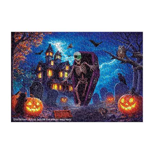 Eurographics 550pc Halloween Puzzle - Spooky Coffin Tin