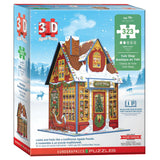 Eurographics 323pc 3D Puzzle - Christmas Yule Shop Model