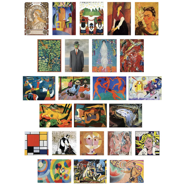 Eurographics Advent Calendar 24 x 50pc Puzzles - Modern Fine Art Christmas