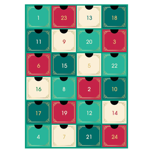 Eurographics Advent Calendar 24 x 50pc Puzzles - Modern Fine Art Christmas