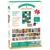 Eurographics Advent Calendar 24 x 50pc Puzzles - Modern Fine Art Christmas