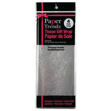 Paper Trendz Tissue Paper Gift Wrap 4pk Silver