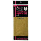 Paper Trendz Tissue Paper Gift Wrap 4pk Gold
