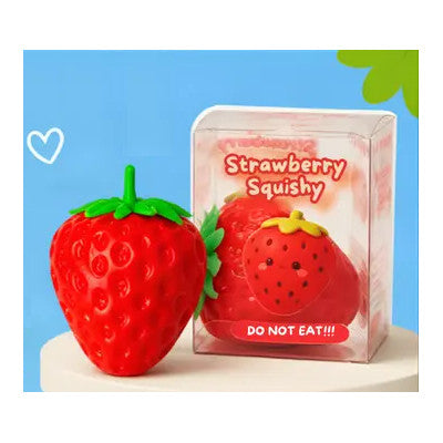 Inome Crunchy Strawberry Squishy Toy