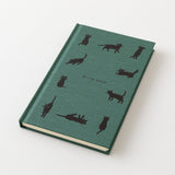 Midori 2027 Agenda - Weekly, B6, Hardcover, Green Cat