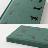 Midori 2027 Agenda - Weekly, B6, Hardcover, Green Cat