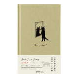 Midori 2027 Agenda - Weekly, B6, Hardcover, Beige Cat