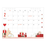 Midori 2027 Desk Calendar - Dog