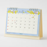 Midori 2027 Desk Calendar - Bird