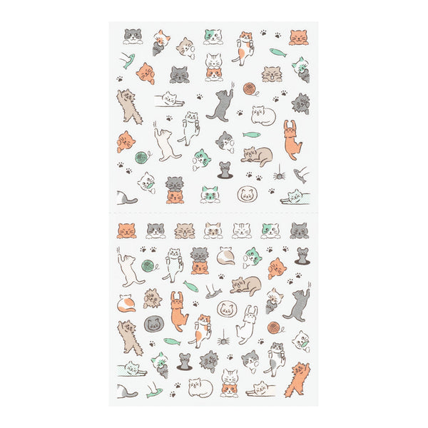 Midori Planner Stickers - Line Cats