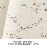 Midori Planner Stickers - Line Cats