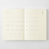Midori 2027 Agenda - Monthly, A6, White
