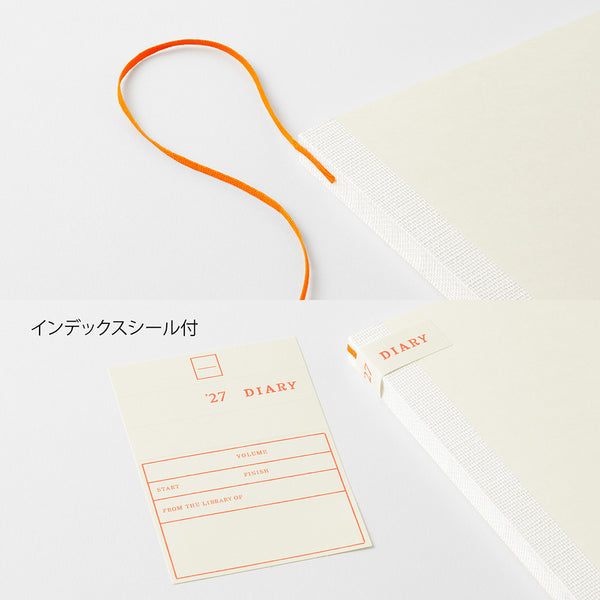 Midori 2027 Agenda - Monthly, A5, White