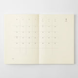Midori 2027 Agenda - Monthly, A5 Thin, White