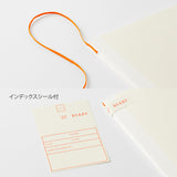 Midori 2027 Agenda - Monthly, A5 Thin, White