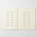 Midori 2027 Agenda - Monthly, A4 Thin, White