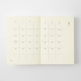 Midori 2027 Agenda - Monthly, A7, White