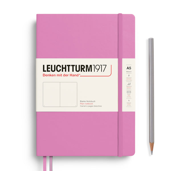 Leuchtturm1917 A5 Medium Notebooks - Blank BUBBLEGUM