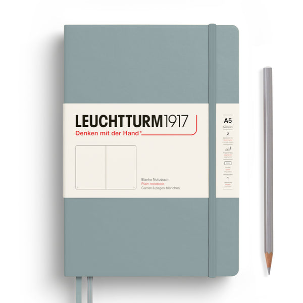 Leuchtturm1917 A5 Medium Notebooks - Blank DOVE
