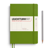 Leuchtturm1917 A5 Medium Notebooks - Blank MOSS