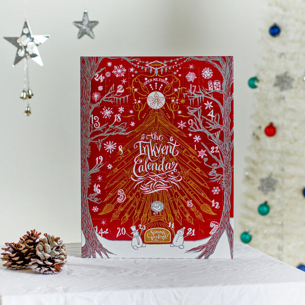 Diamine 2026 Inkvent Calendar - Burgundy Edition