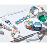 Hitotoki SODA Transparent Masking Tape 30mm Flower Garden