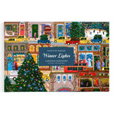 Galison 12 Days of Puzzles Winter Lights Holiday Countdown