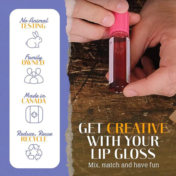 Kiss Naturals DIY Lava Lip Gloss Kit for Kids