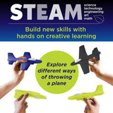 Creativity for Kids Stunt Squadron - Glow in the Fark Foam Fliers