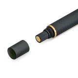 Kaweco AL Sport Piston Fountain Pen, Black/Gold, Medium Nib