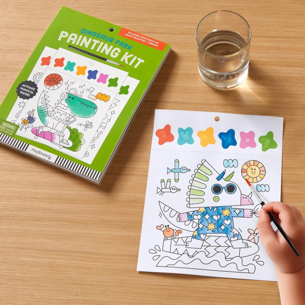 Mudpuppy Painting Kit - Dinosaur Park