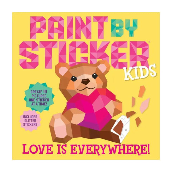 Workman Paint By Sticker Kids Book - Love is Everywhere!