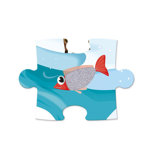 Janod 20pc Tactile Puzzle - Life On the Ice