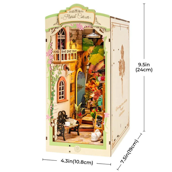 Robotime Rolife DIY Mini Book Nook Kit - Floral Corner